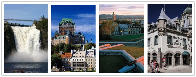wondertravel|Quebec City & Montmorency Falls 1 Day Tour (admission ticket to Montmorency Falls and Cable Car included)